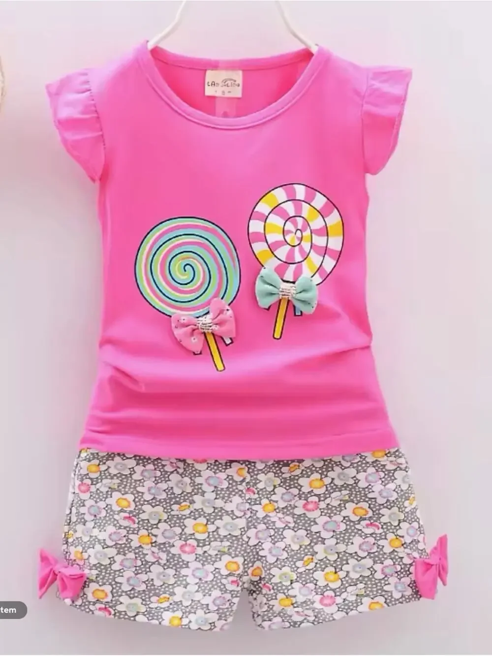 New Pink Girls Lollipop outfit 9-12 months